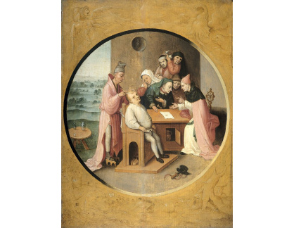 A-948 Hieronymus Bosch - Řezání balvanu