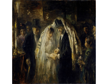 A-1020 Jozef Israëls - Židovská svatba