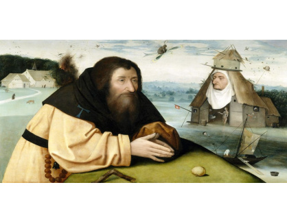 A-1227 Hieronymus Bosch - Pokušení poustevníka svatého Antonína