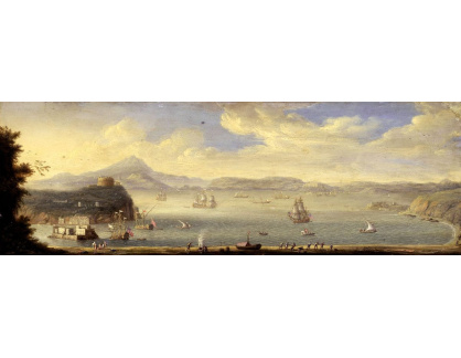 A-1298 Gaspar van Wittel - Pohled na Neapolský záliv