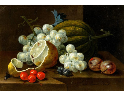 A-1353 Johann Amandus Winck - Zátiší s hrozny a citronem