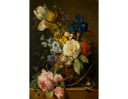 A-1424 Georgius Jacobus Johannes van Os - Zátiší s květinami