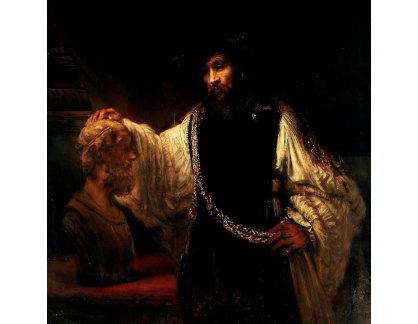 DDSO-2385 Rembrandt - Aristoteles s bustou Homera