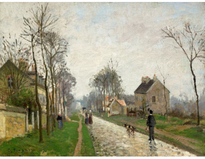 A-1655 Camille Pissarro - Cesta v Louveciennes