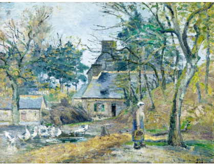 A-1657 Camille Pissarro - Farma v Montfoucault