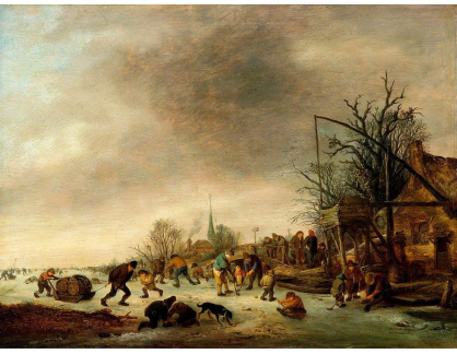 A-1734 Isaac van Ostade - Zimní krajina