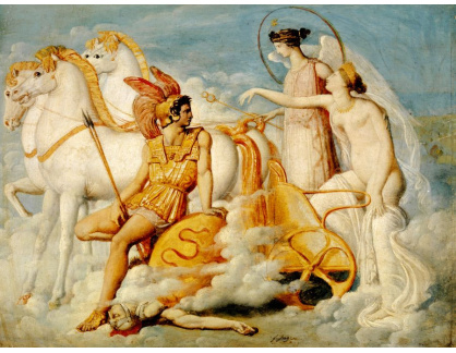 A-1758 Jean Auguste Dominique Ingres - Zraněná Venuše se vrací na Olymp