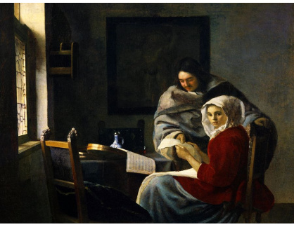 DDSO-2407 Johannes Vermeer - Dívka v přestávce výuky hudby