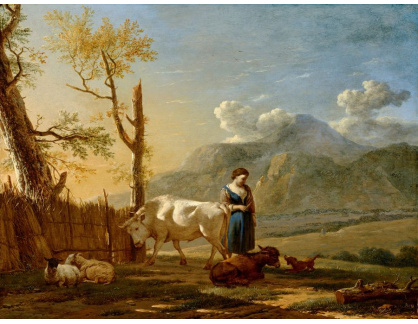 A-1780 Karel Dujardin - Krajina s pastýřkou