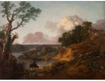 A-1837 Thomas Gainsborough - Pohled na Suffolk