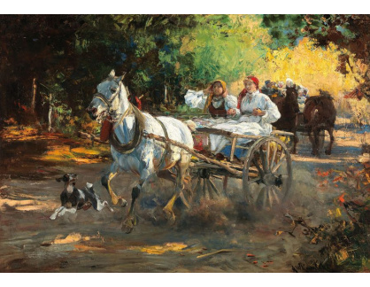 A-1904 Alfred Wierusz-Kowalski - Veselá jízda kočárem