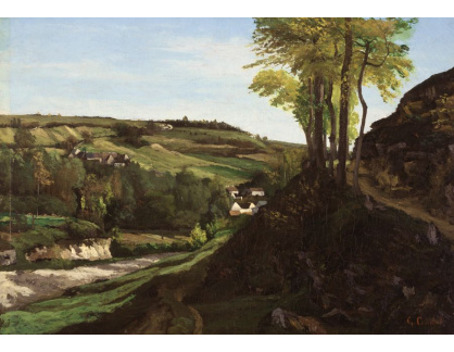 A-2137 Gustave Courbet - Údolí Ornans