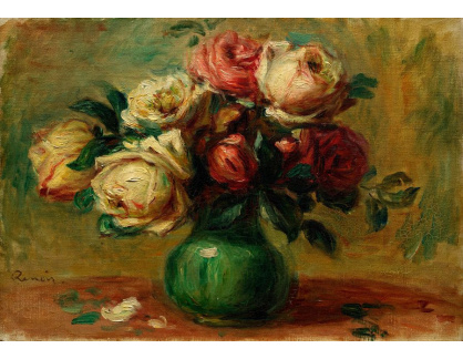 A-2474 Pierre-Auguste Renoir - Růže ve váze