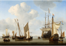 A-2537 Willem van de Velde - Lodě na cestách