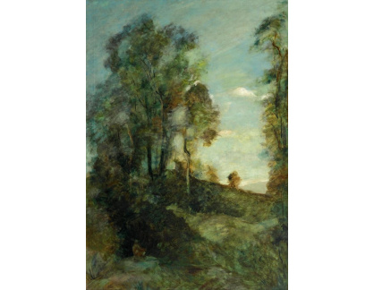A-2878 Jean-Babtiste Camille Corot - Postava na mýtině