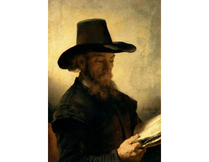 A-2954 Rembrandt - Muž při čtení