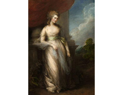 A-2968 Thomas Gainsborough - Georgiana vévodkyně z Devonshire