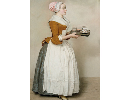 A-2978 Jean-Etienne Liotard - Dívka s čokoládou