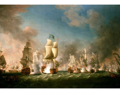 A-3103 Richard Paton - Bitva u Cape Passaro 11 srpna 1718