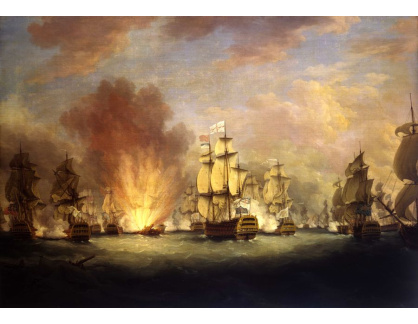 A-3106 Richard Paton - Bitva za měsíčního svitu u Cape St Vincent 16 ledna 1780