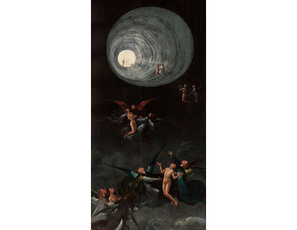 A-3176 Hieronymus Bosch - Vize ukřižovaného svatého mučedníka, výstup blahoslavených