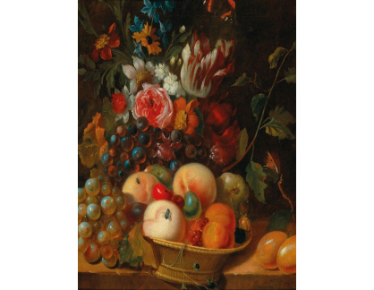 DDSO-4597 Abraham van Calraet - Zátiší s květinami a ovocem