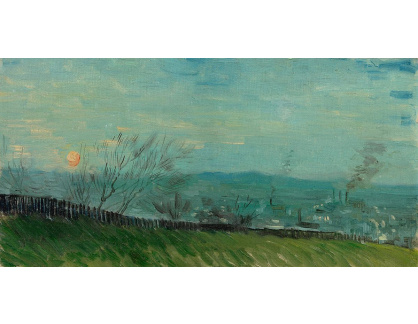A-3225 Vincent van Gogh - Západ slunce na Montmartru