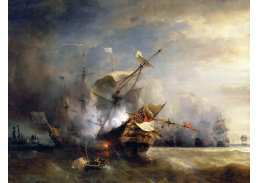 A-3788 Theodore Gudin - Námořní bitva u Lizard Point 21. října 1707