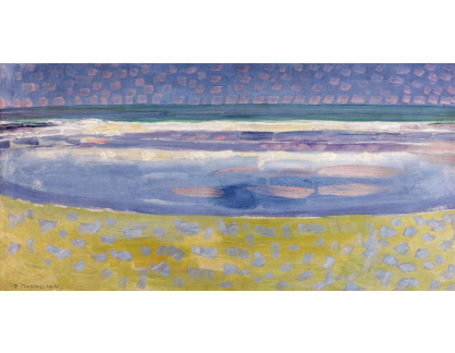 A-3875 Piet Mondrian - Moře po západu slunce