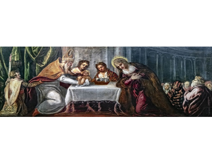 A-3891 Jacobo Tintoretto - Představení Ježíše v chrámu