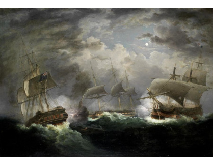 A-4310 John Lynn - Noční bitva u Ushant 13-14 ledna 1797