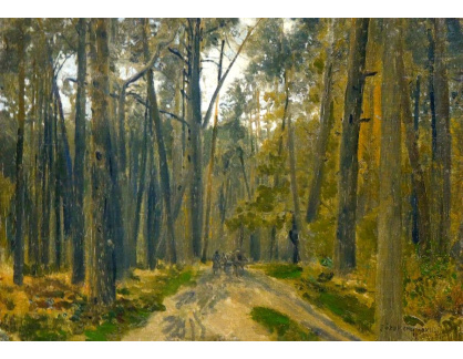 A-4334 Jozef Chełmoński - Cesta lesem
