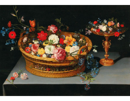 DDSO-4630 Jan Brueghel - Květiny v košíku