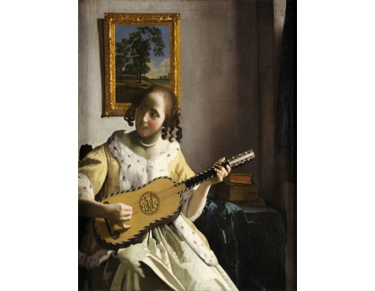 A-4612 Johannes Vermeer - Hráčka na kytaru