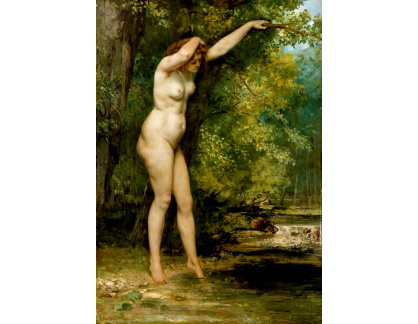 A-4827 Gustave Courbet - Mladá koupající se žena