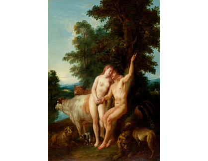 A-4864 Jean Francois de Troy - Adam a Eva