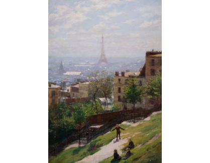 A-4912 Ludwik de Laveaux - Fragment z panoramatu Paříže
