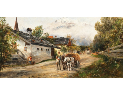 A-5220 Emil Barbarini - Na vesnici v Tyrolsku