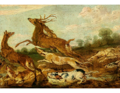 A-5251 Abraham van Diepenbeeck - Pronásledování jelena