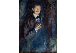 A-5667 Edvard Munch - Autoportrét s cigaretou