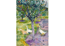 A-5668 Edvard Munch - Husy u rybníka