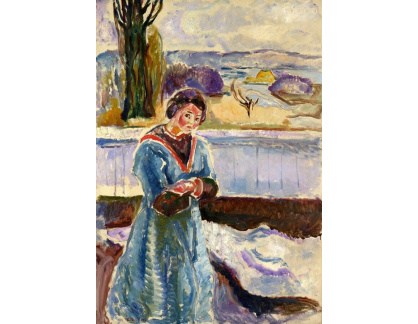 A-5684 Edvard Munch - Stojící žena se založenýma rukama