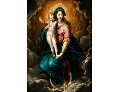 A-5793 Pomarancio - Madonna s dítětem na půlměsíci