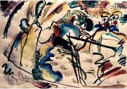 A-5935 Vasilij Kandinskij - Studie pro malbu s bílou formou
