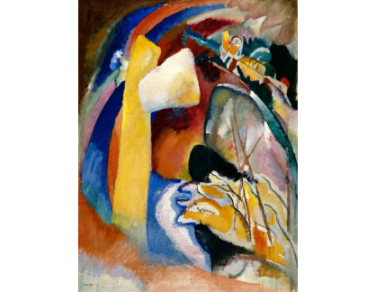A-5998 Vasilij Kandinskij - Studie pro malbu s bílou formou 2