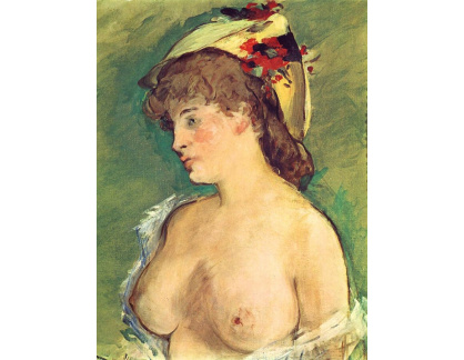 A-6021 Édouard Manet - Blondýnka s nahými prsy