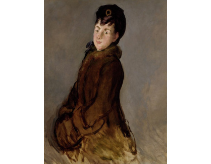 A-6032 Édouard Manet - Portrét Isabelle Lemonnier