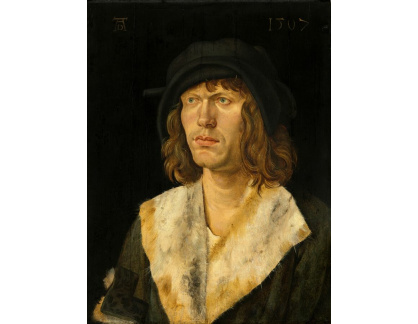 VR12-46 Albrecht Dürer - Portrét Hans Leonard Schäufelein