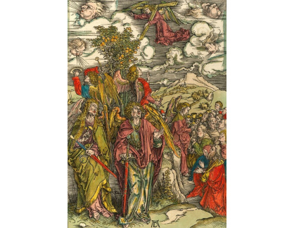 VR12-75 Albrecht Dürer - Čtyři andělé vzdorující větrům