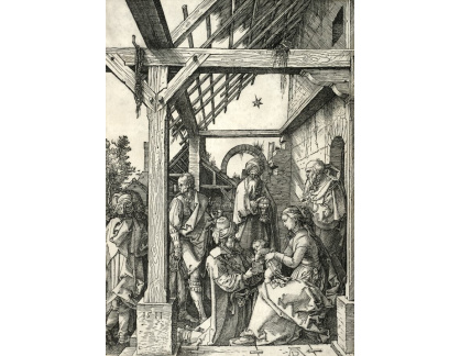 VR12-115 Albrecht Dürer - Klanění tří králů